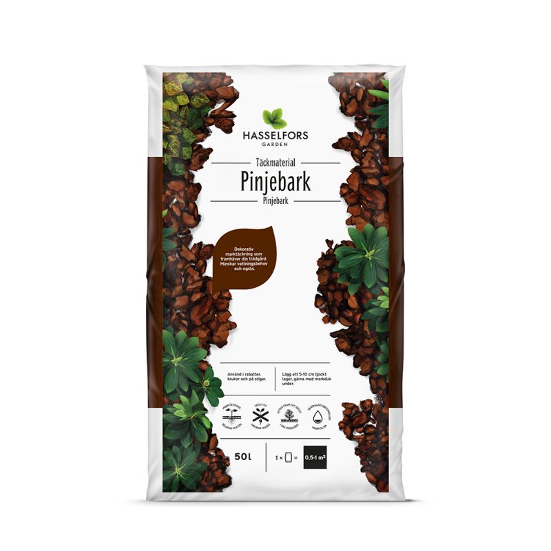Hasselfors tallbark, 50 liter, 45 st, Helpall - Fri frakt