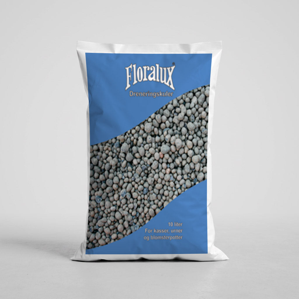 Floralux Dreneringskuler  10 liter  - hel pall - 99 st sekker