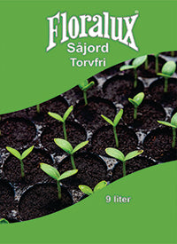 Floralux Såjord Torvfri 9 Liter - hel pall - 126 st sekker