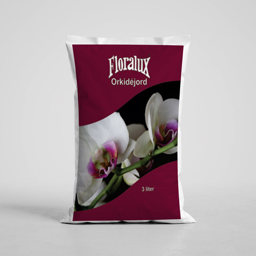 Floralux Orkidéjord 3 Liter - 1/4 pall