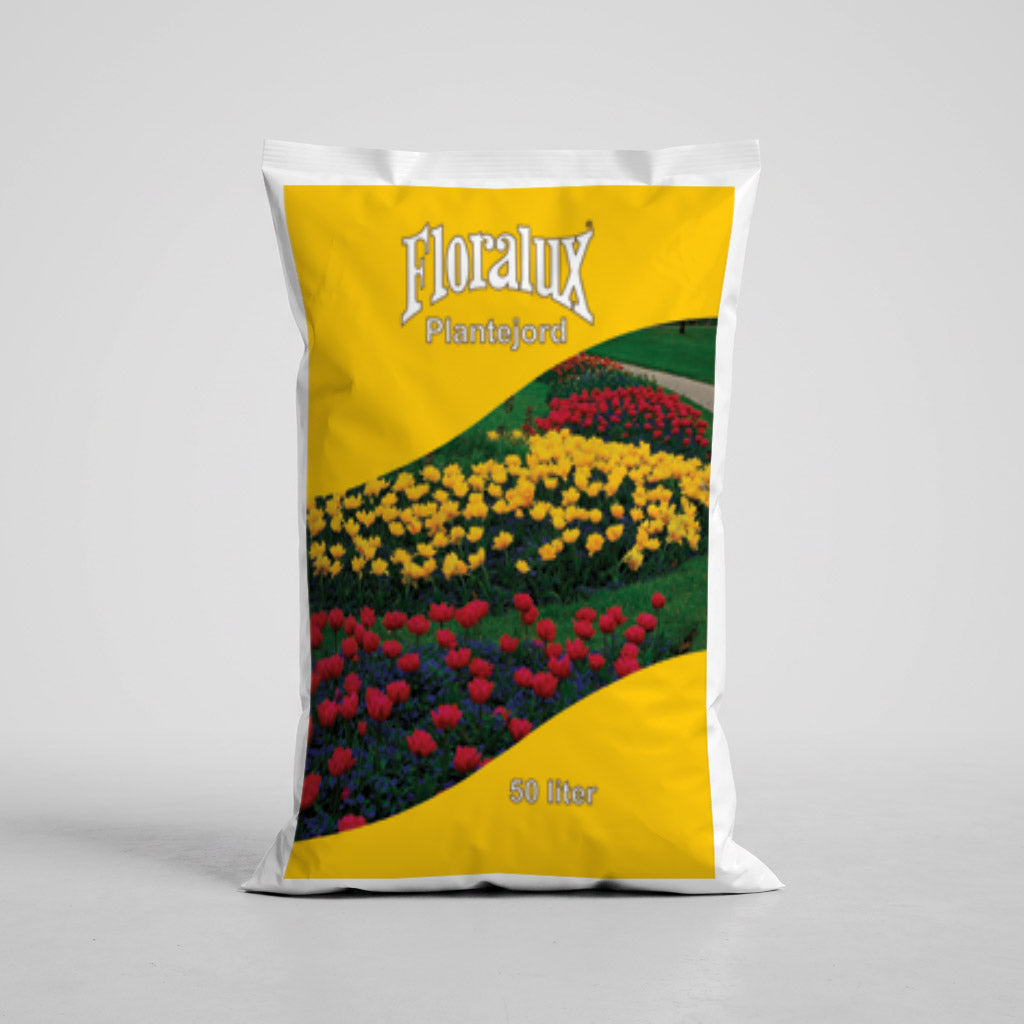 Floralux Plantejord 40 Liter - hel pall - 60 st sekker