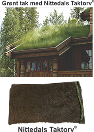 Nittedals Taktorv med frø  7 m² - hel pall - 24 st sekker