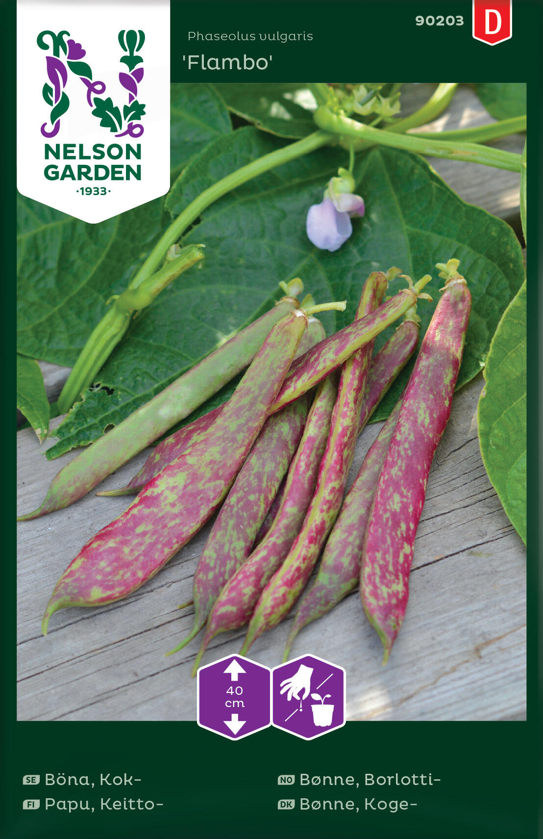 Borlotti böna "Flambo"