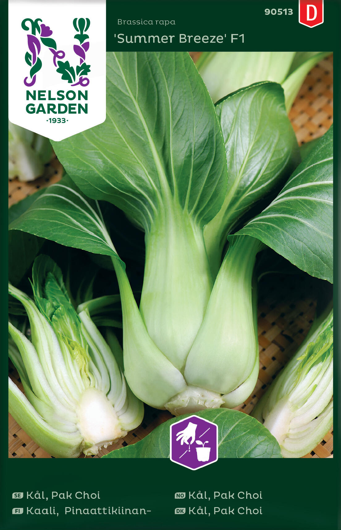 Kål, Pak Choi 'Summer Breeze' F1