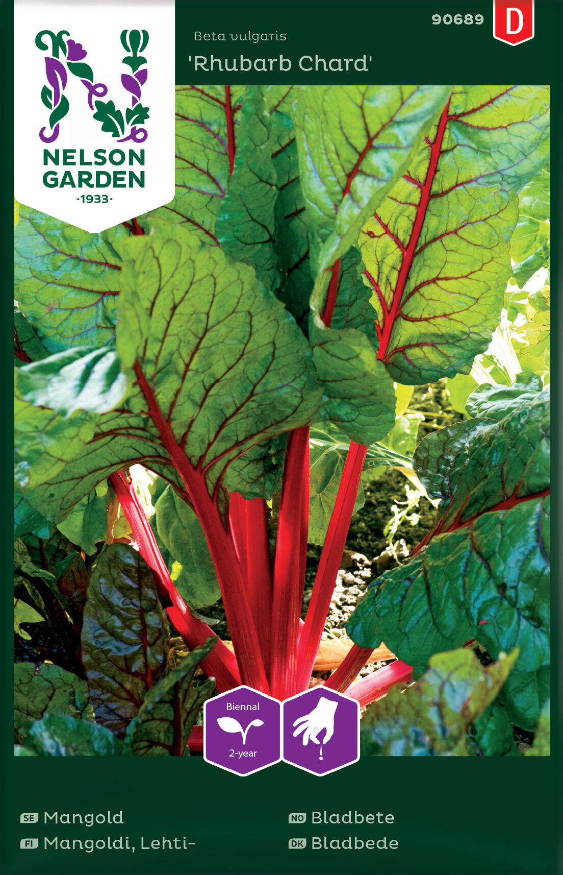 Rödbeta 'Rhubarb Chard'