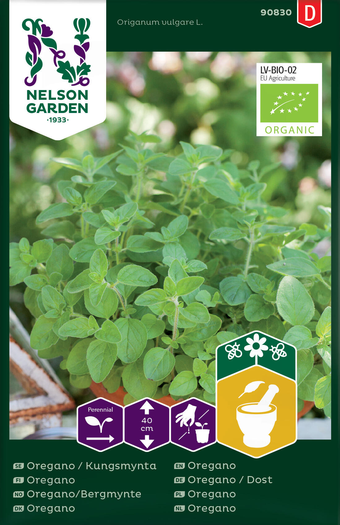 Oregano/Rockmint ekologisk