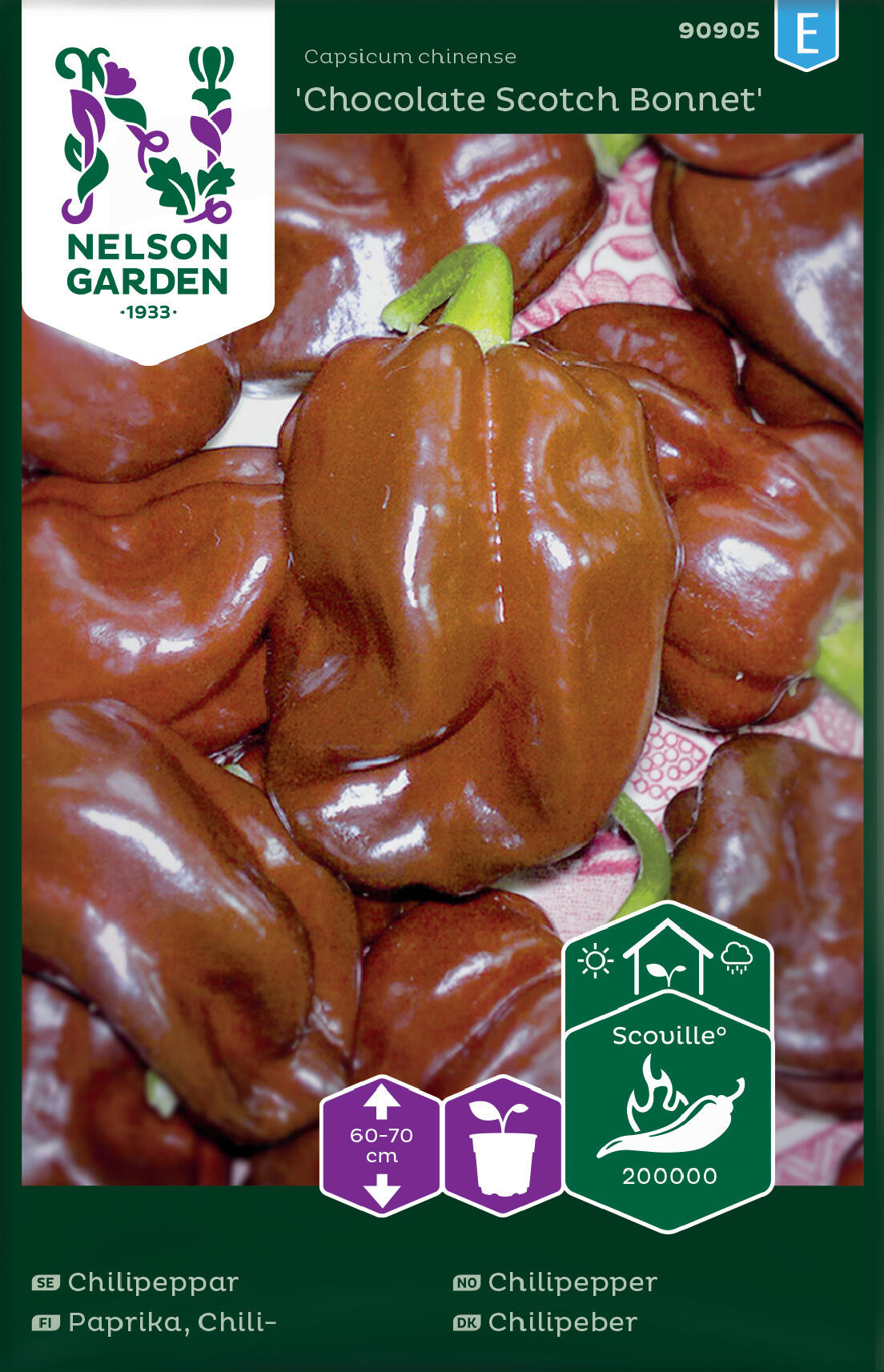 Havannapeppar 'Chocolate Scotch Bonnet'