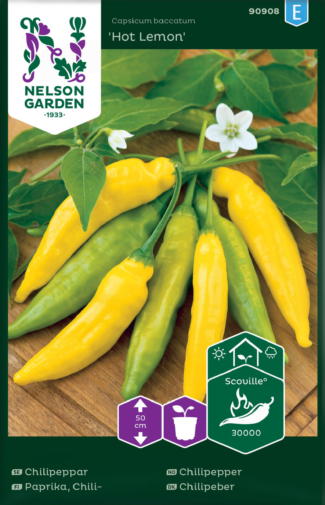 Chilipeppar "Hot Lemon"