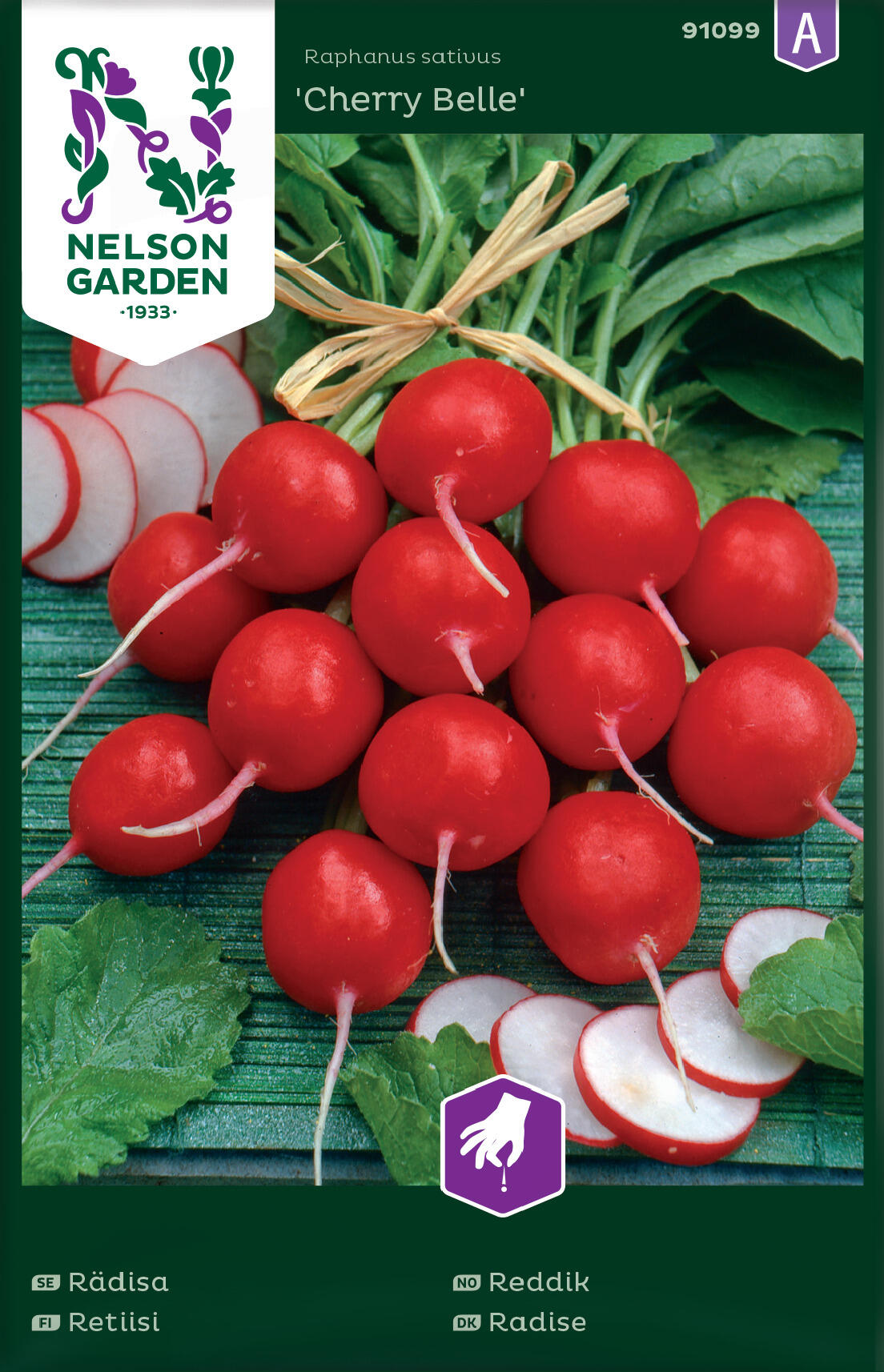 Månadsrädisa 'Cherry Belle'