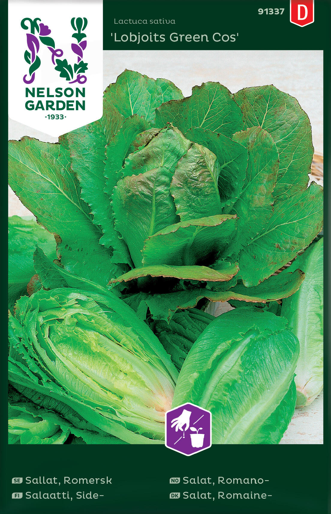 Romainesallat 'Lobjoits Green Cos'