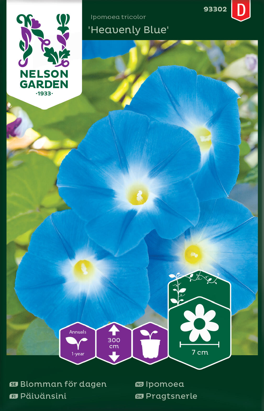 Ipomoea 'Heavenly Blue'