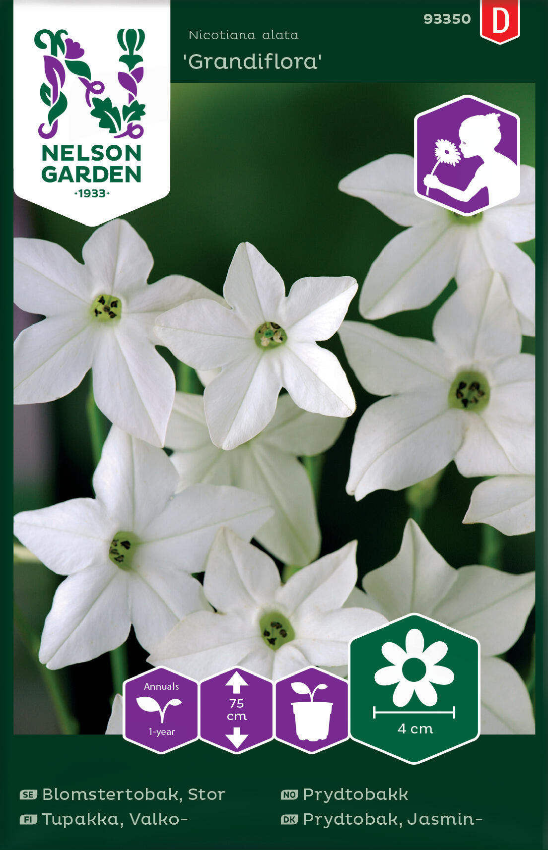 Prydnadstobak 'Grandiflora'