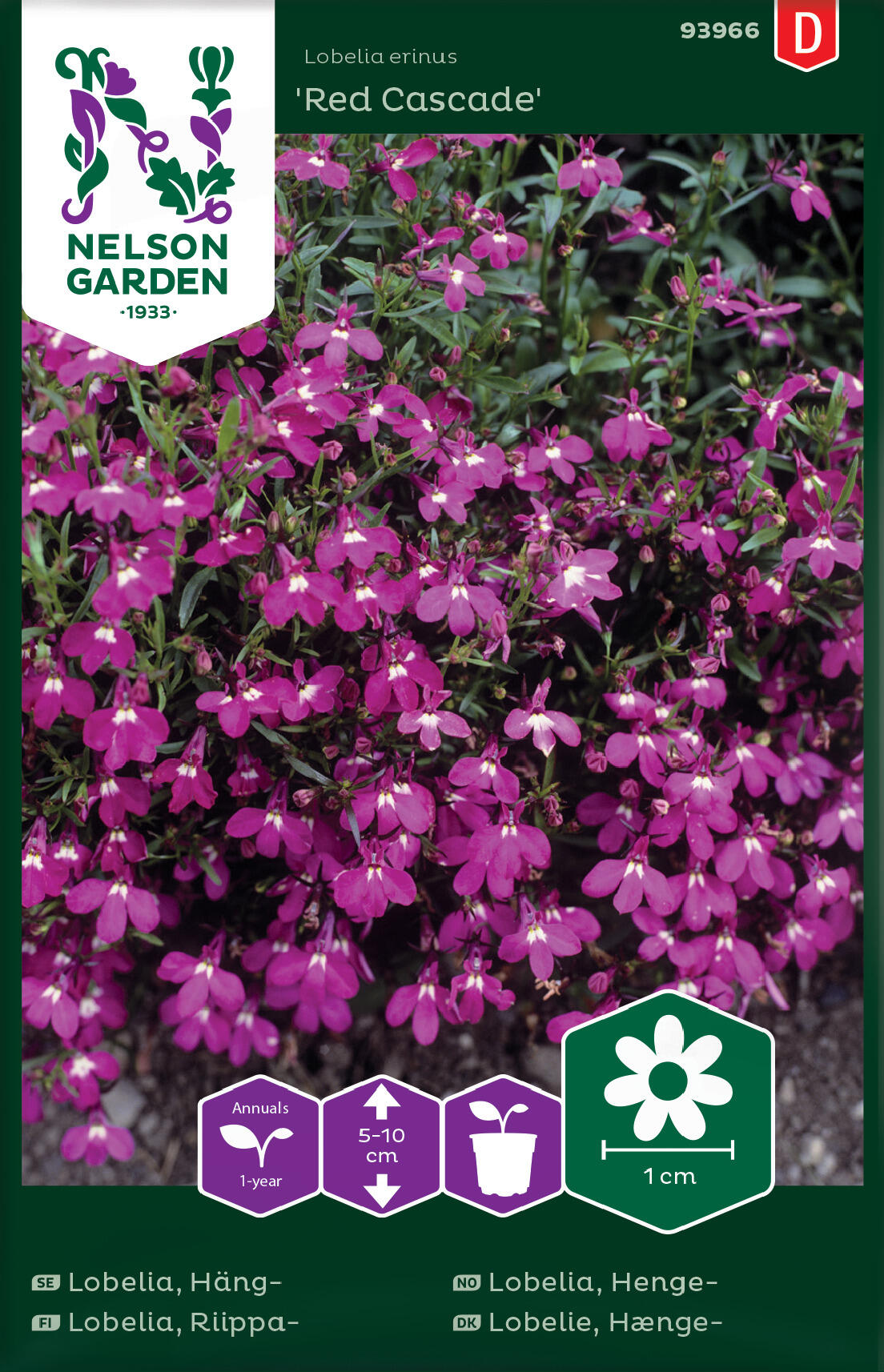 Hengelobelia 'Red Cascade'
