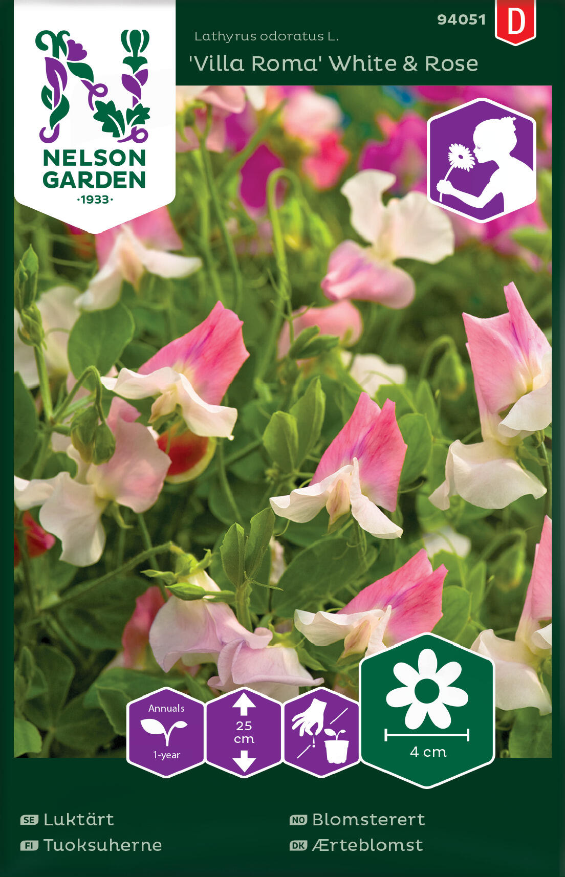 Blommande 'Villa Roma' White &amp; Rose