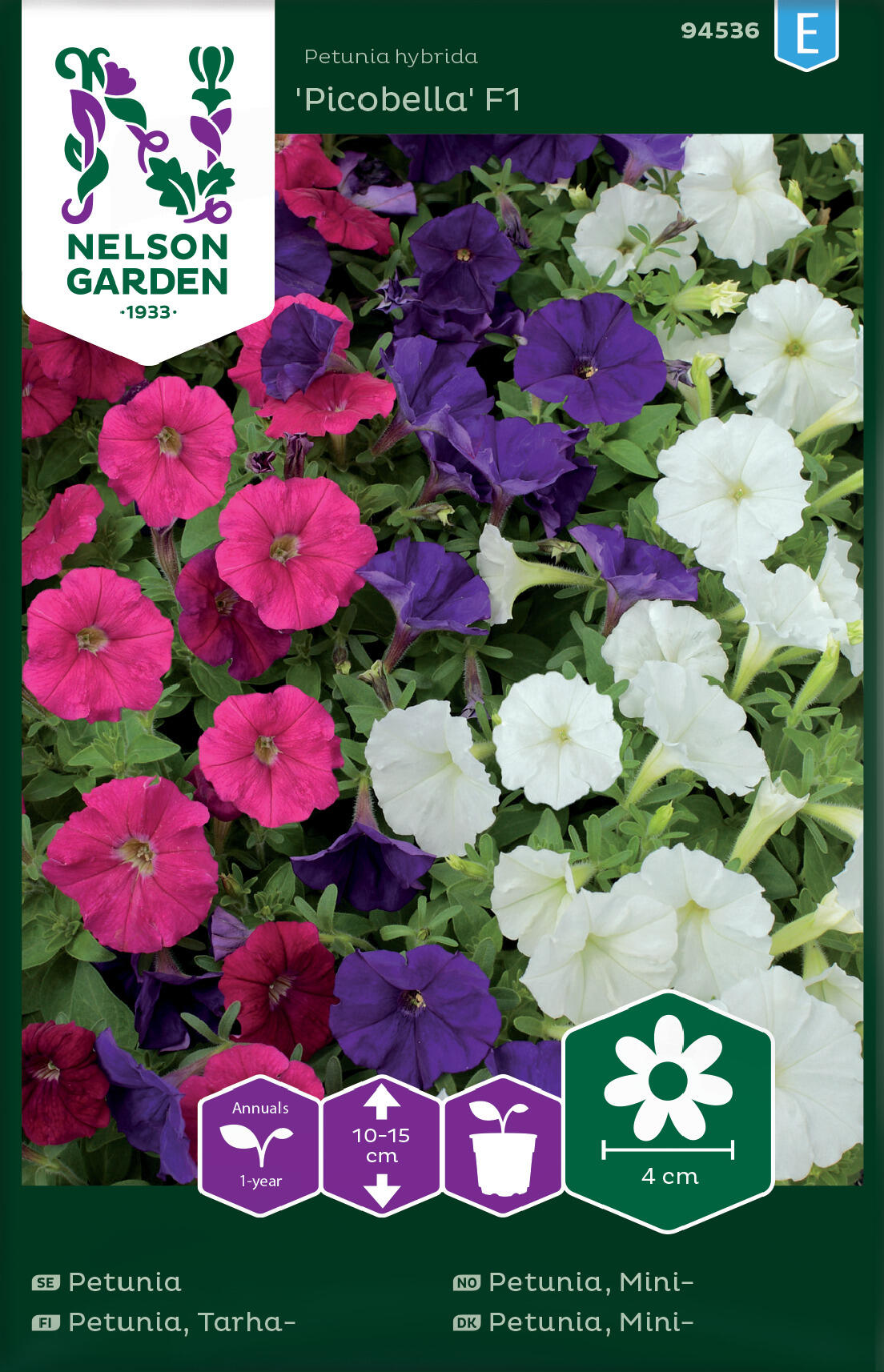 Trädgårdspetunia 'Picobella' F1