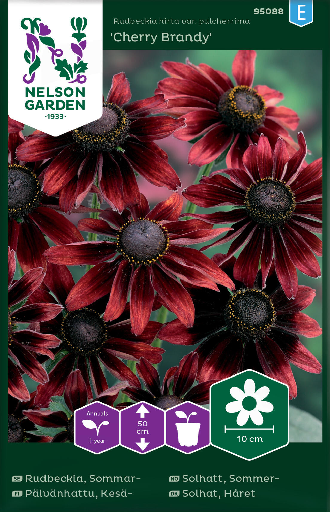Sommarsolhatt 'Cherry Brandy'
