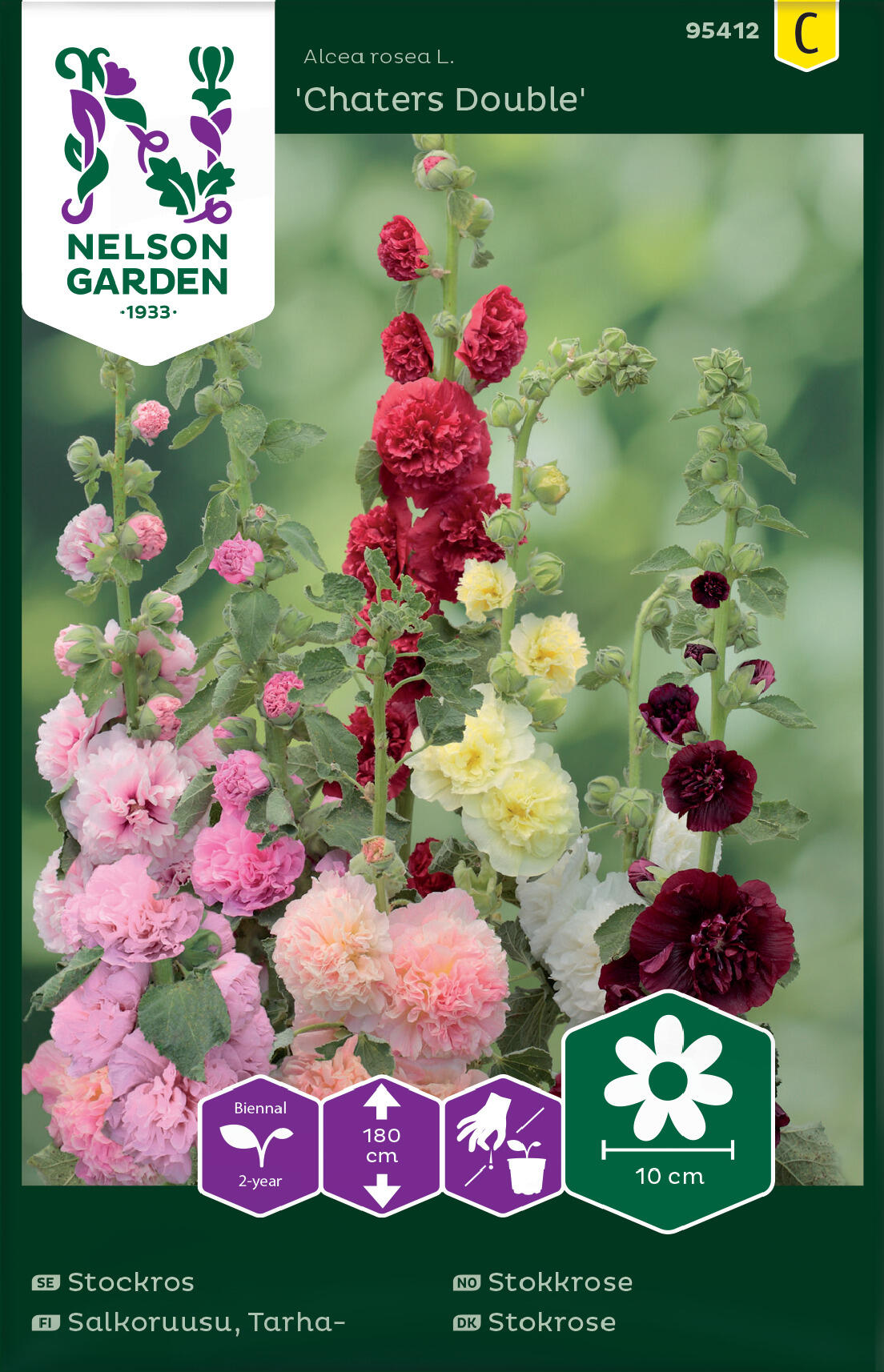 Hollyhock "Chaters Double"