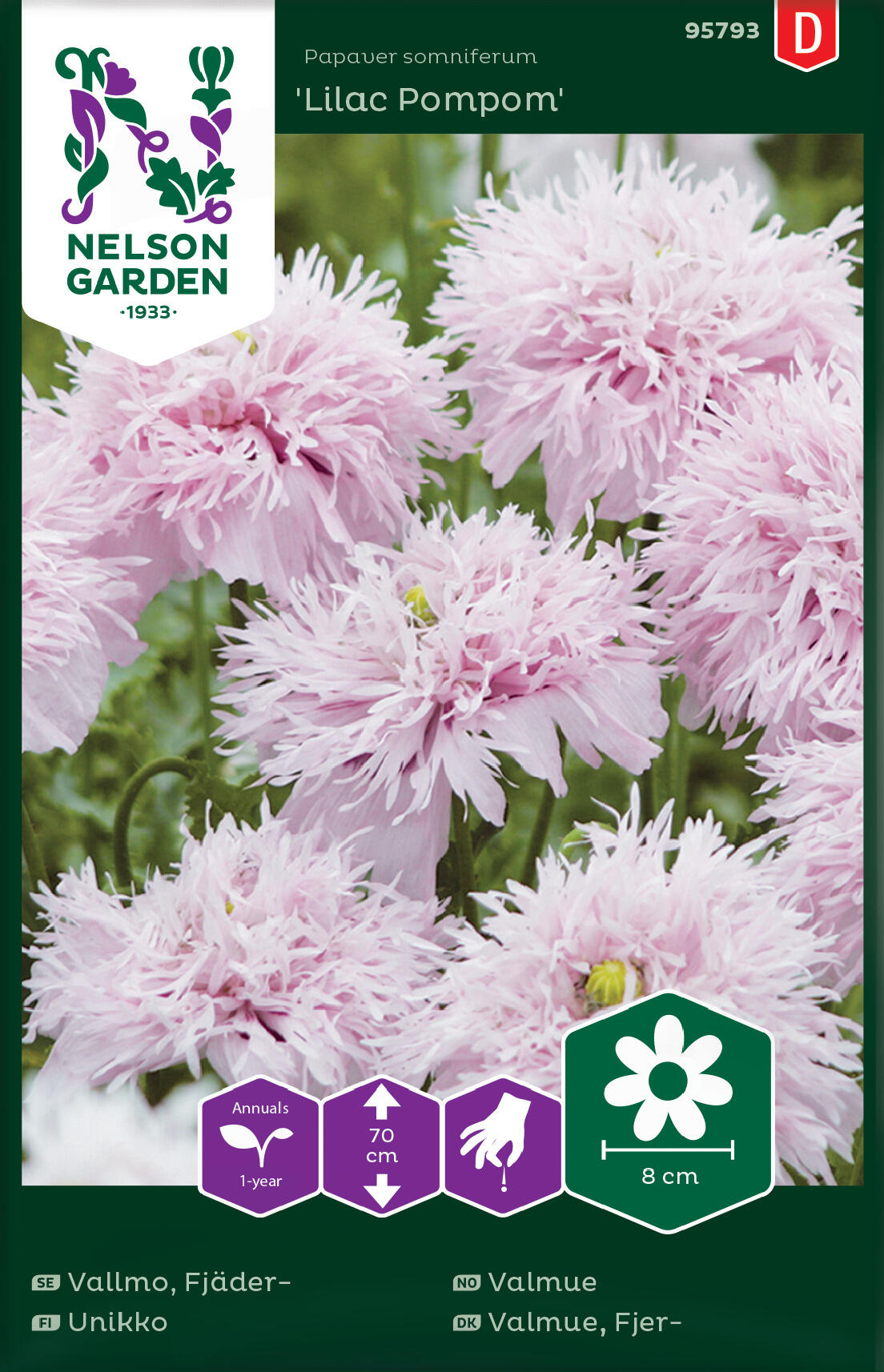 Poppy 'Lilac Pompom'