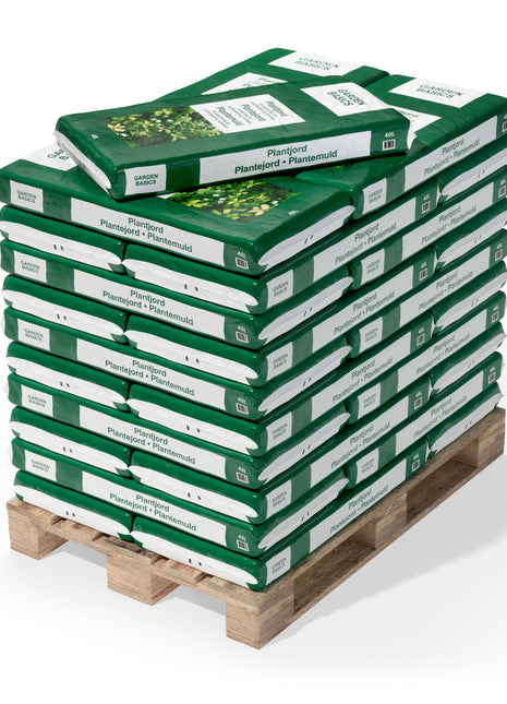 Hasselfors garden basic plantjord 40 liter, Helpall - Fraktfritt