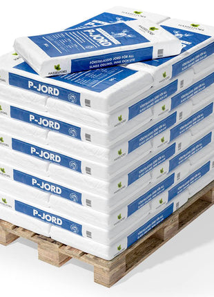 Hasselfors P-jord, 50 liter, 45st, Helpall - Fraktfritt