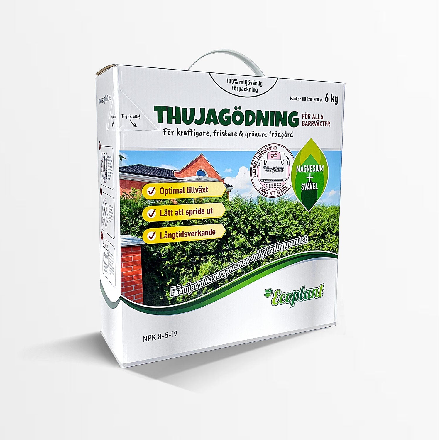 Thujagödsel 6 kg, Fri frakt. 